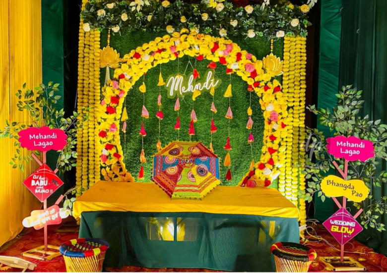 Mehandi celebration in Manesar