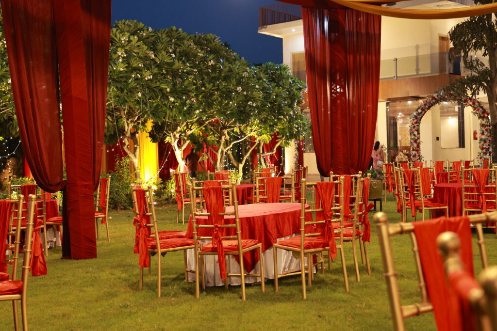 Resort with Lawn in Manesar | Open Spaces at JPS